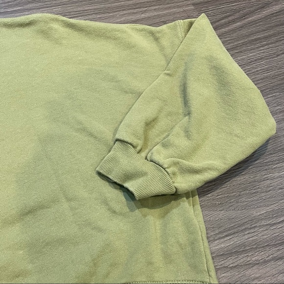 Cotton On Small Oversized Graphic Green Sweater - Picture 4 of 5